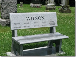Wilson bench, Harveyville, KS