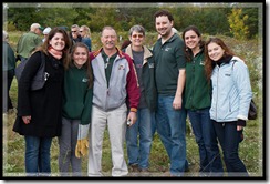 Some of our vet staff from the Raptor Center